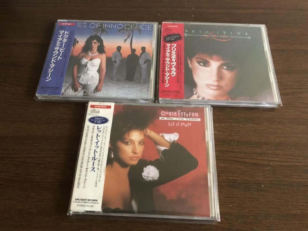 グロリア・エステファン＆マイアミ・サウンド・マシーン 旧規格3タイトルセット
