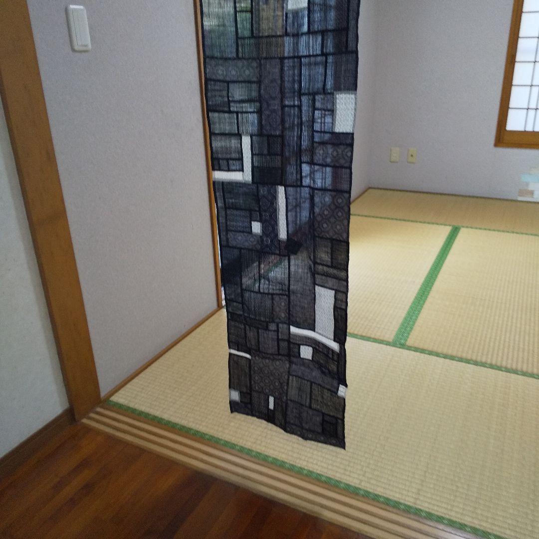 能登•近江•越後上布　ポシャギ風　 タペストリー　ハンドメイド