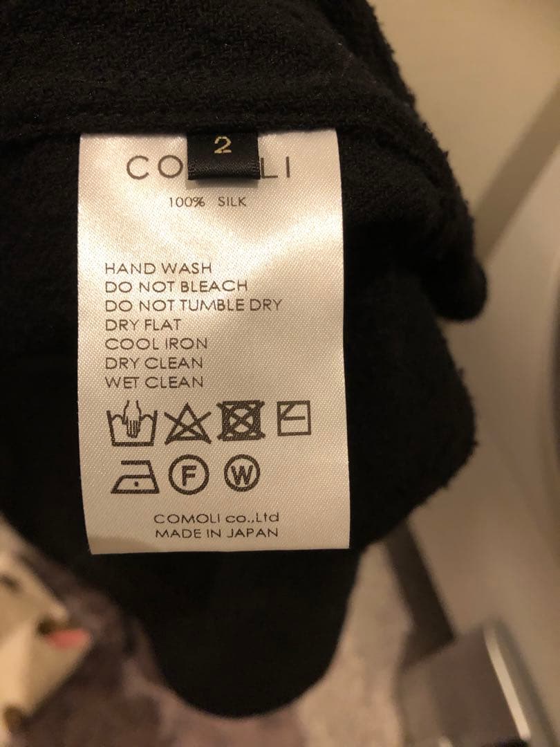 comoli シルクネップビエラジャケット