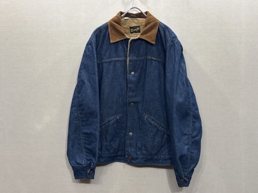 ジャケット・アウター 1970'SWrangler227MJLDenimBoaJacketSize44