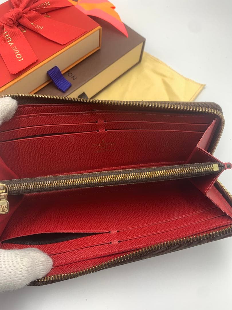 ルイヴィトン ジッピー ポルトフォイユ ダミエ クレマンス 財布 P55