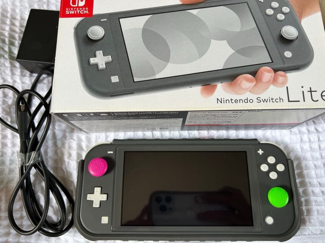 限定お値下げ　switch lite グレー　充電器　ケース　セット
