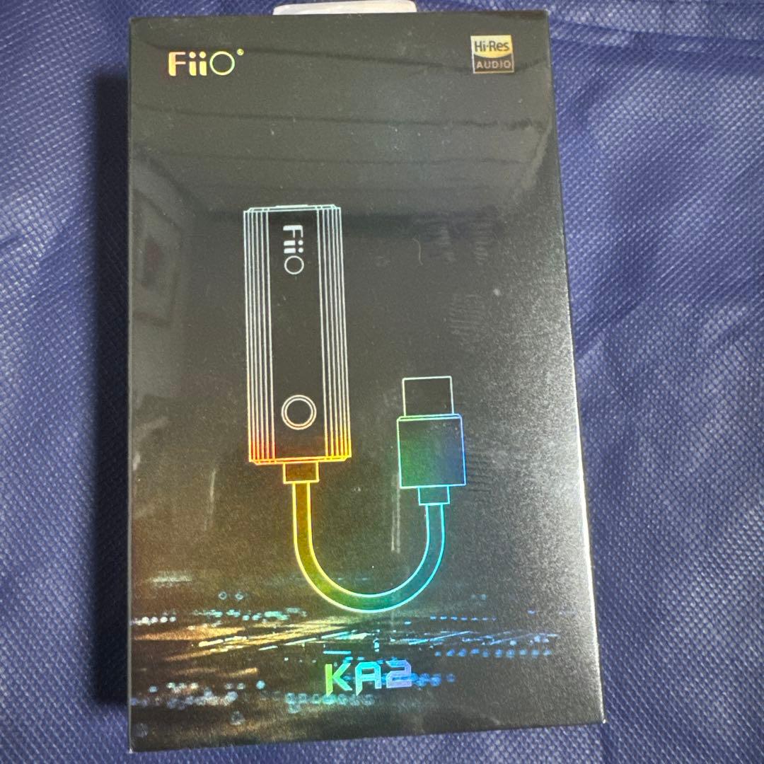 フィーオ FiiO ポータブルヘッドホンアンプ USB-C端子　ブラック