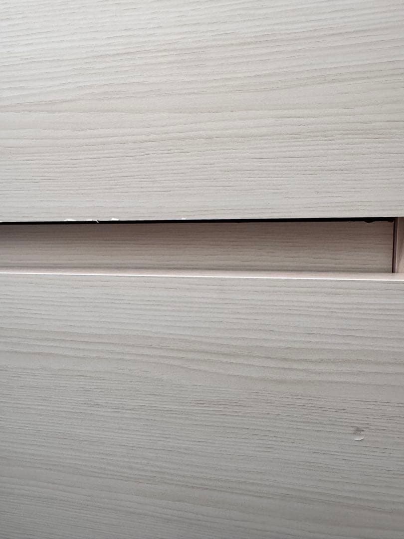 【ニトリ】ハイチェスト エレアK 6段 ホワイトウォッシュ 幅60