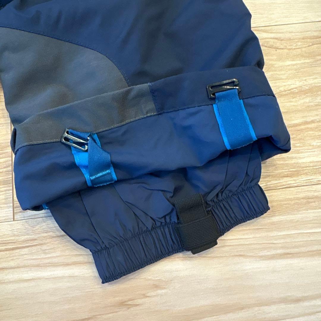 【クリーニング済】モンベル キッズ スキーウェア 上下セット 120/130