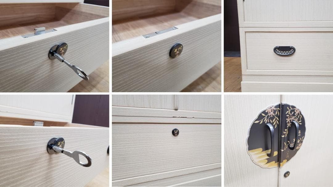 Daichi　美品　さが美 伝統工芸士 東樹義明 総桐　加茂桐箪笥 天丸