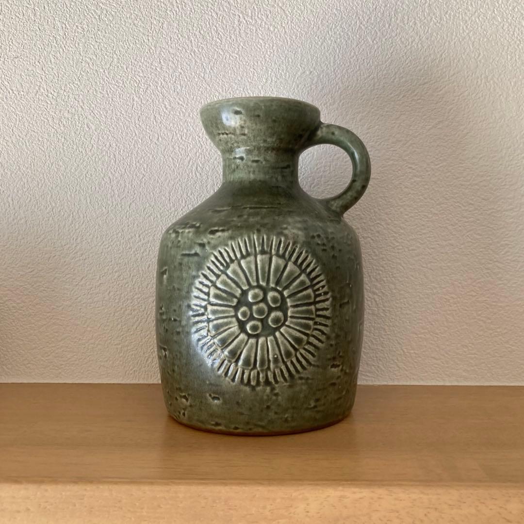 北欧ヴィンテージ　ロールストランド 陶器のフラワーベース/花器/花瓶/水差し