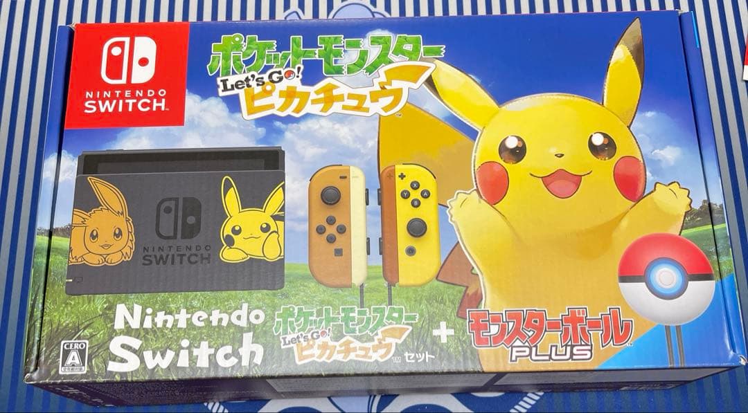 レッツゴーピカチュウ　ミュウ入りモンスターボールPlus付