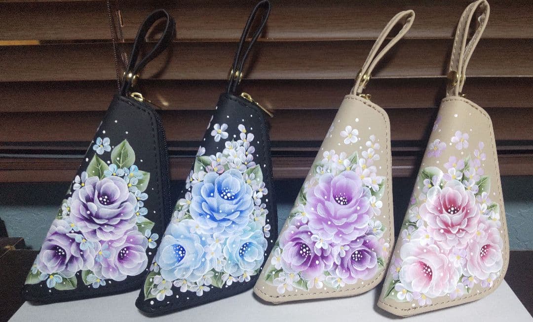 キティママページ　ウェルカムボード　トールペイント　バラ