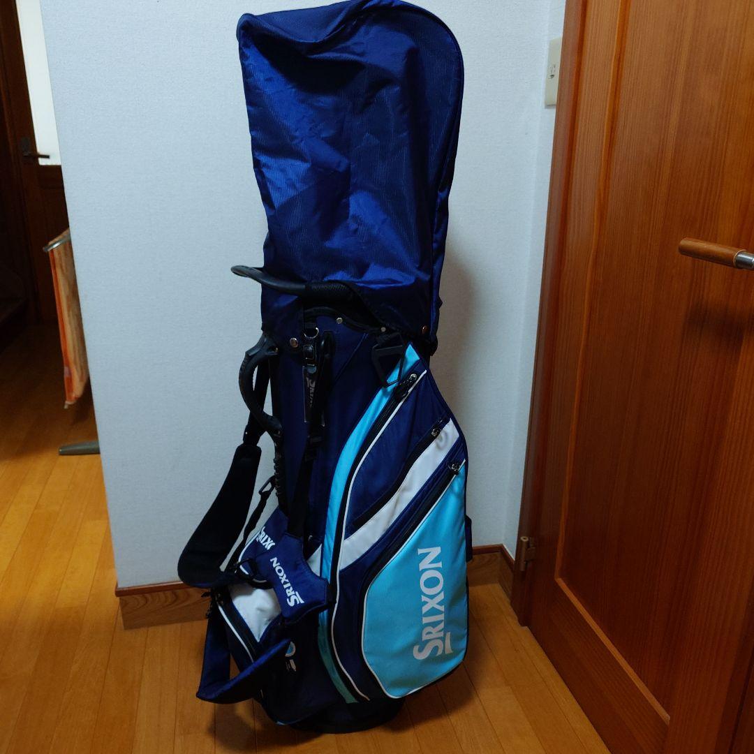Srixon スタンド式キャディバッグ ネイビー/ライトブルー