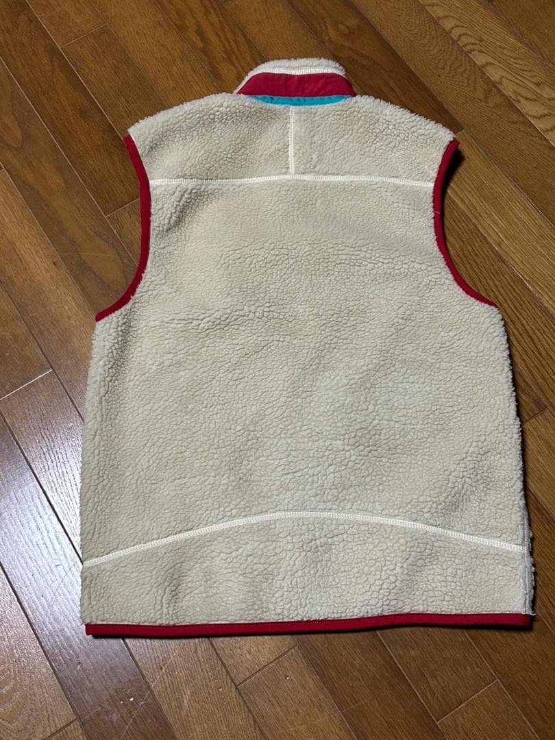 パタゴニア レトロX　ベスト　ナチュラル赤　Sサイズ