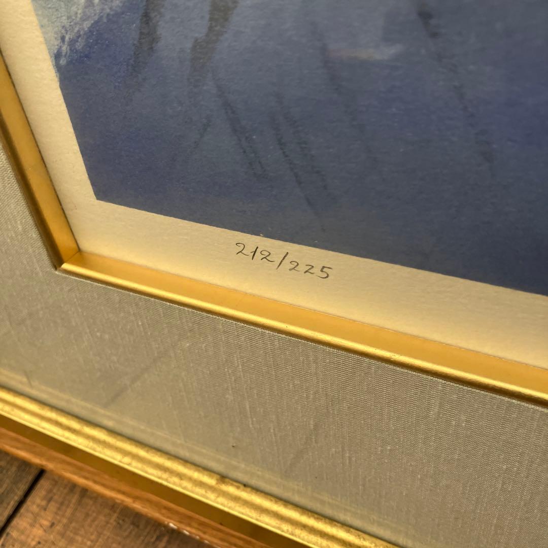 福王寺法林 ヒマラヤの月 リトグラフ 212/225 絵画 オブジェ アート