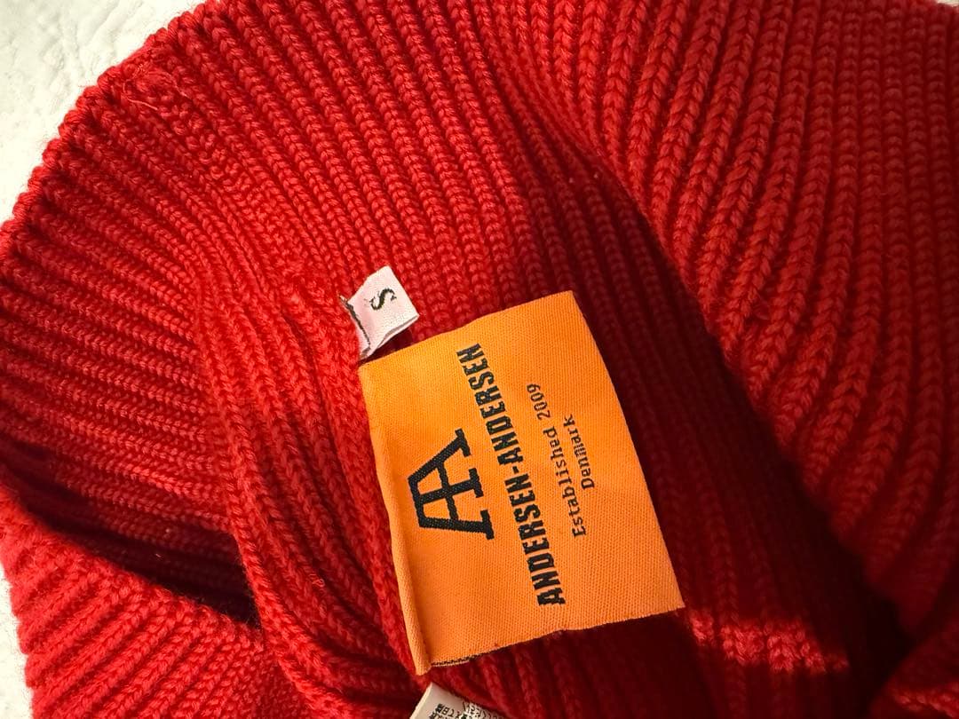 ANDERSEN-ANDERSEN リブニットセーター