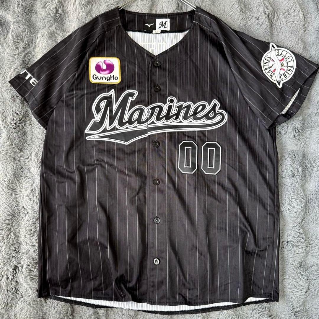 美品 千葉ロッテマリーンズ 鳥谷 敬選手 #00 公式ユニフォーム Lサイズ