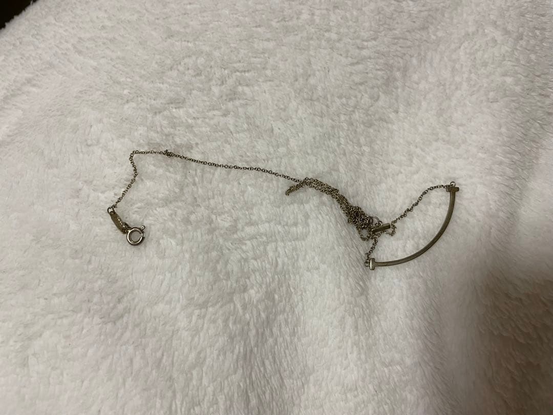 ティファニー　スマイルペンダント　絡まり有り。