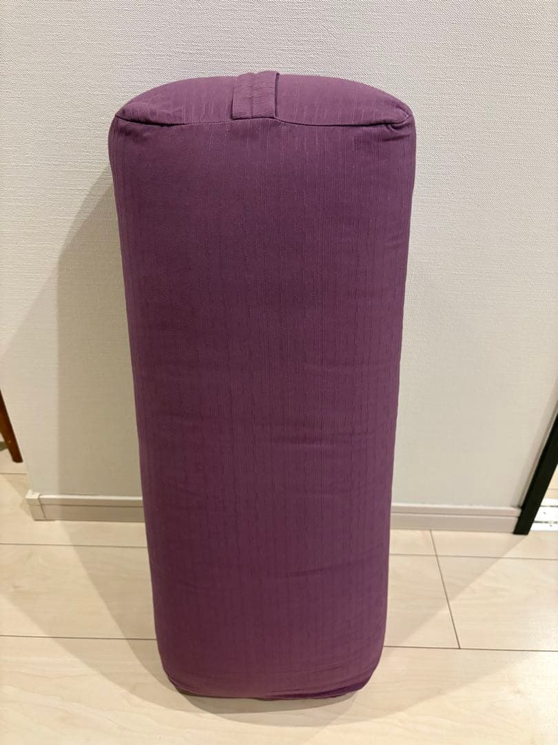 【美品】yoga works ヨガポール・ボルスター パープル