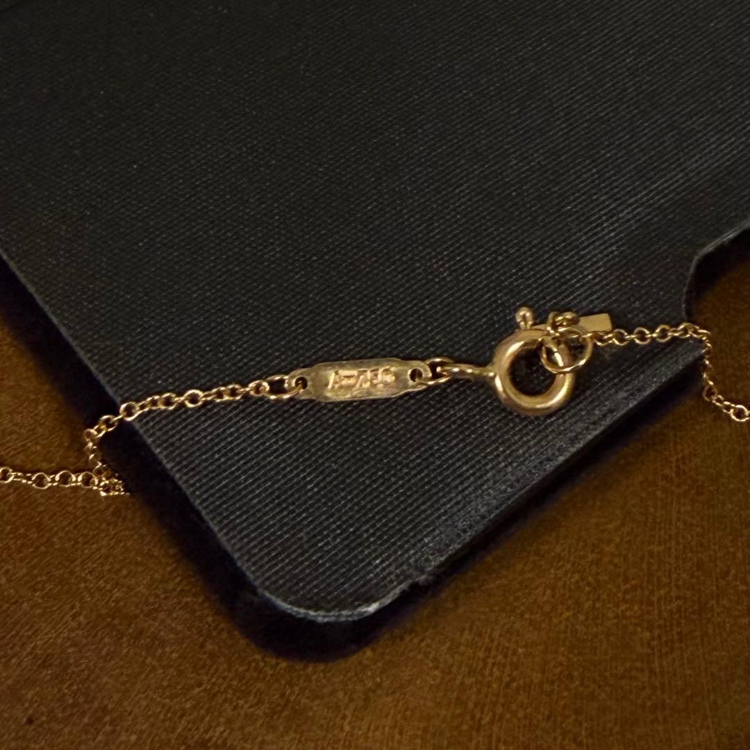 ティファニー Tスマイル ミニ ネックレス ピンクゴールド