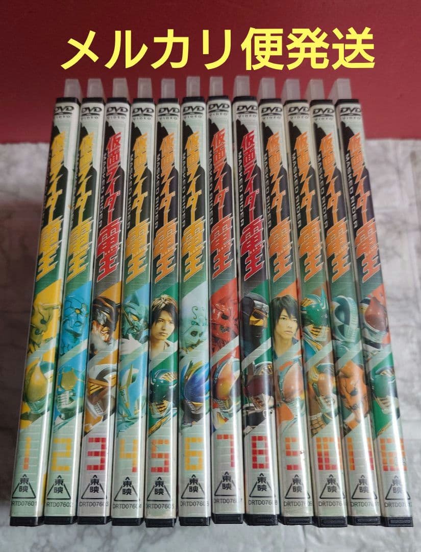仮面ライダー電王 全１２巻 DVD〈レンタル落ち商品〉石ノ森章太郎、佐藤健
