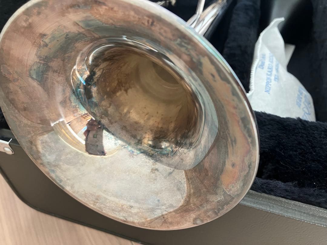 YAMAHA トランペット YTR1320 シルバー 〈ケース、付属品あり〉