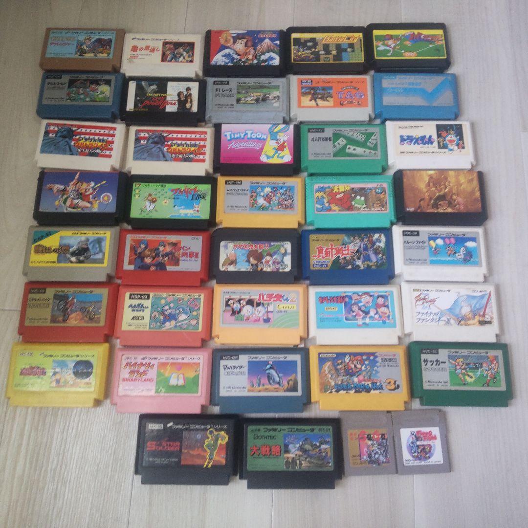 ファミコンソフトジャンク品セット