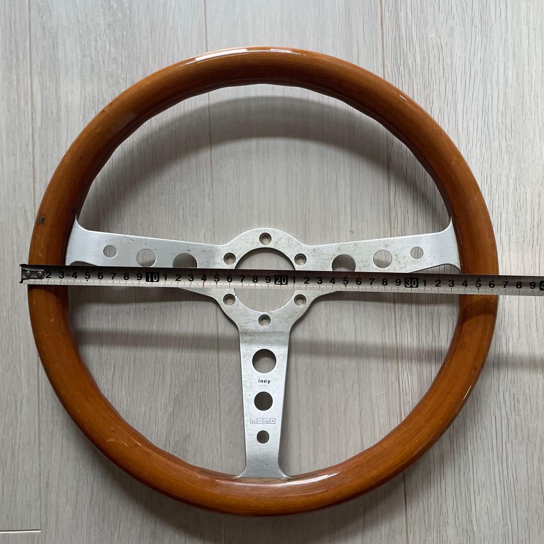 MOMO INDY ステアリングホイール（ウッド・クラシック） 直径：約37cm
