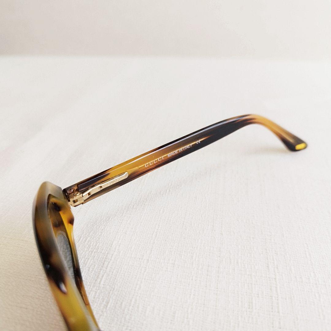 GUCCI サングラス　GG1157/S　オーバル　フルリム　べっ甲柄　ブラウン