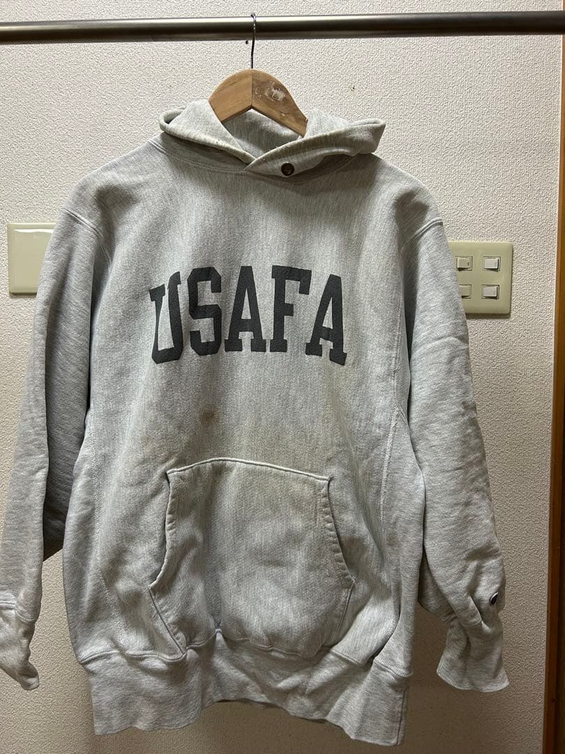 90s Champion リバースウィーブUSAFA リフレクターpt パーカー