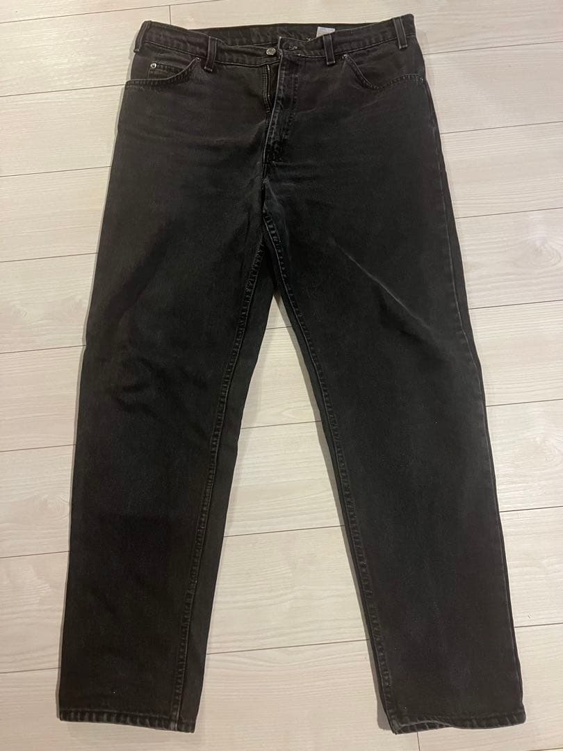 リーバイス550 後染めブラックUSA 製W36 L32相当