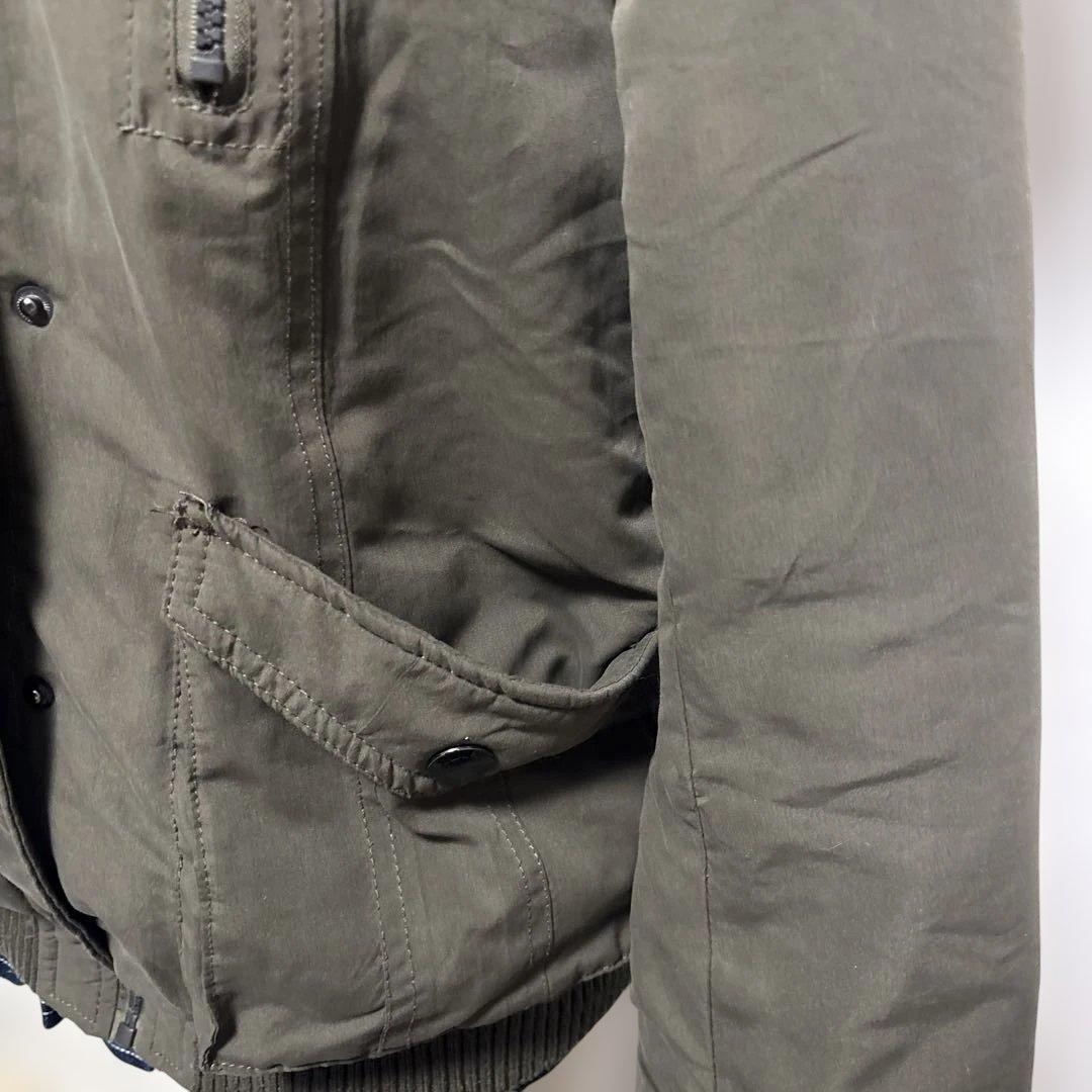 y2k ファー付モッズコートグランジフェアリー　森ガール 平成ギャル　geek