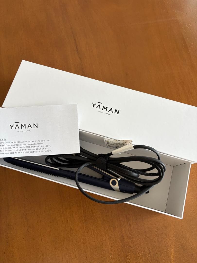 【使用回数5回以下】YA-MAN スムースアイロンフォトイオン　ネイビー