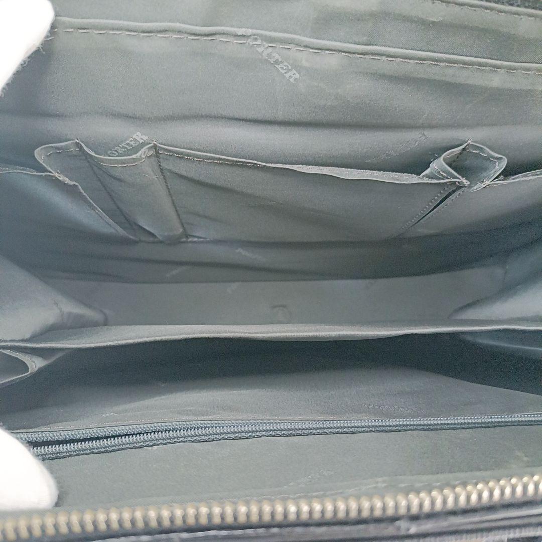 最新型　超美品　ポーター フラックス ビジネスバッグ レザー A4可 ブラック