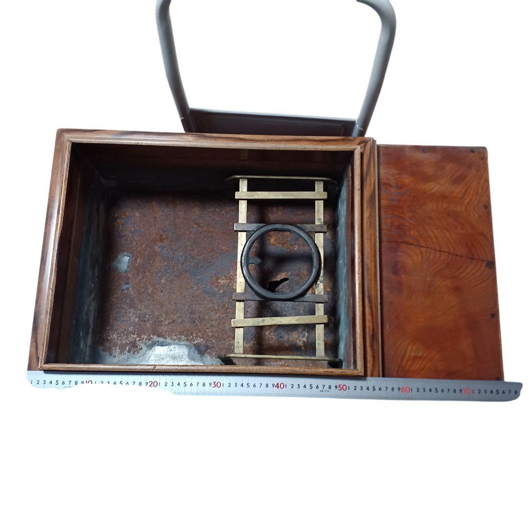 送料込み☆アンティーク【長火鉢/囲炉裏】木製