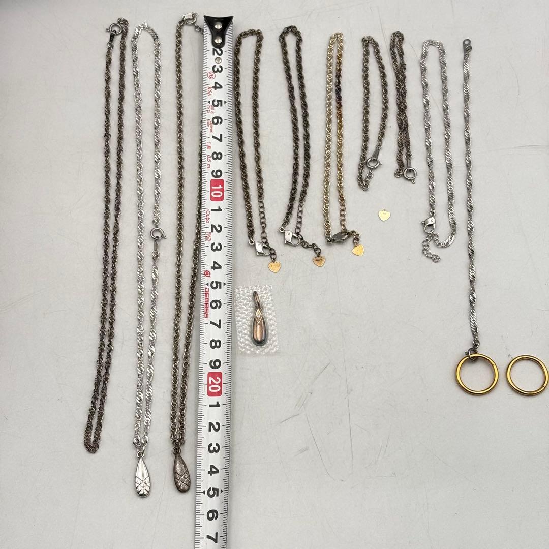 シルバー ゴールド ネックレス まとめ売り アクセK18 1026-S7241t