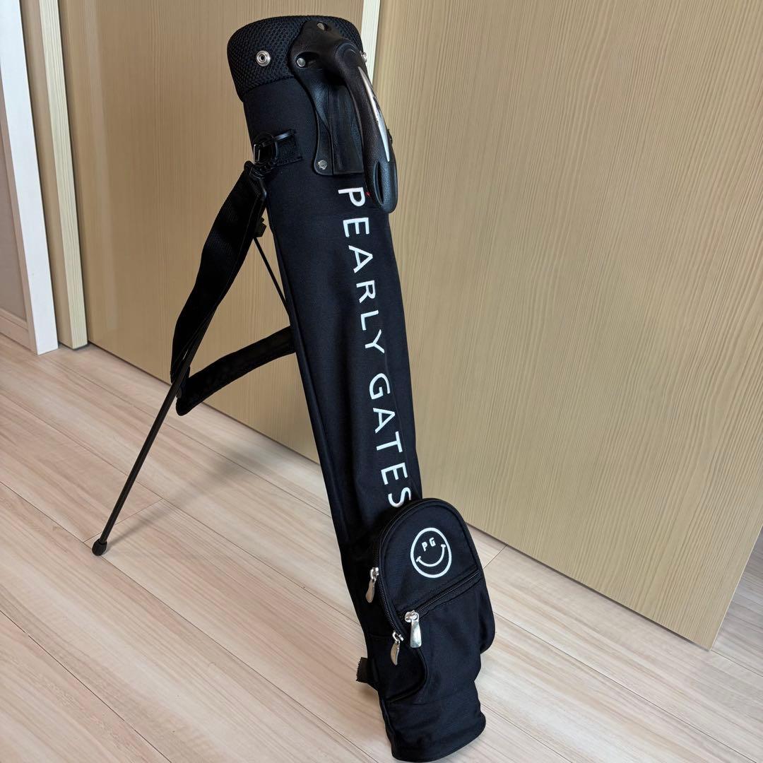 PEARLY GATES スタンドバッグ ブラック