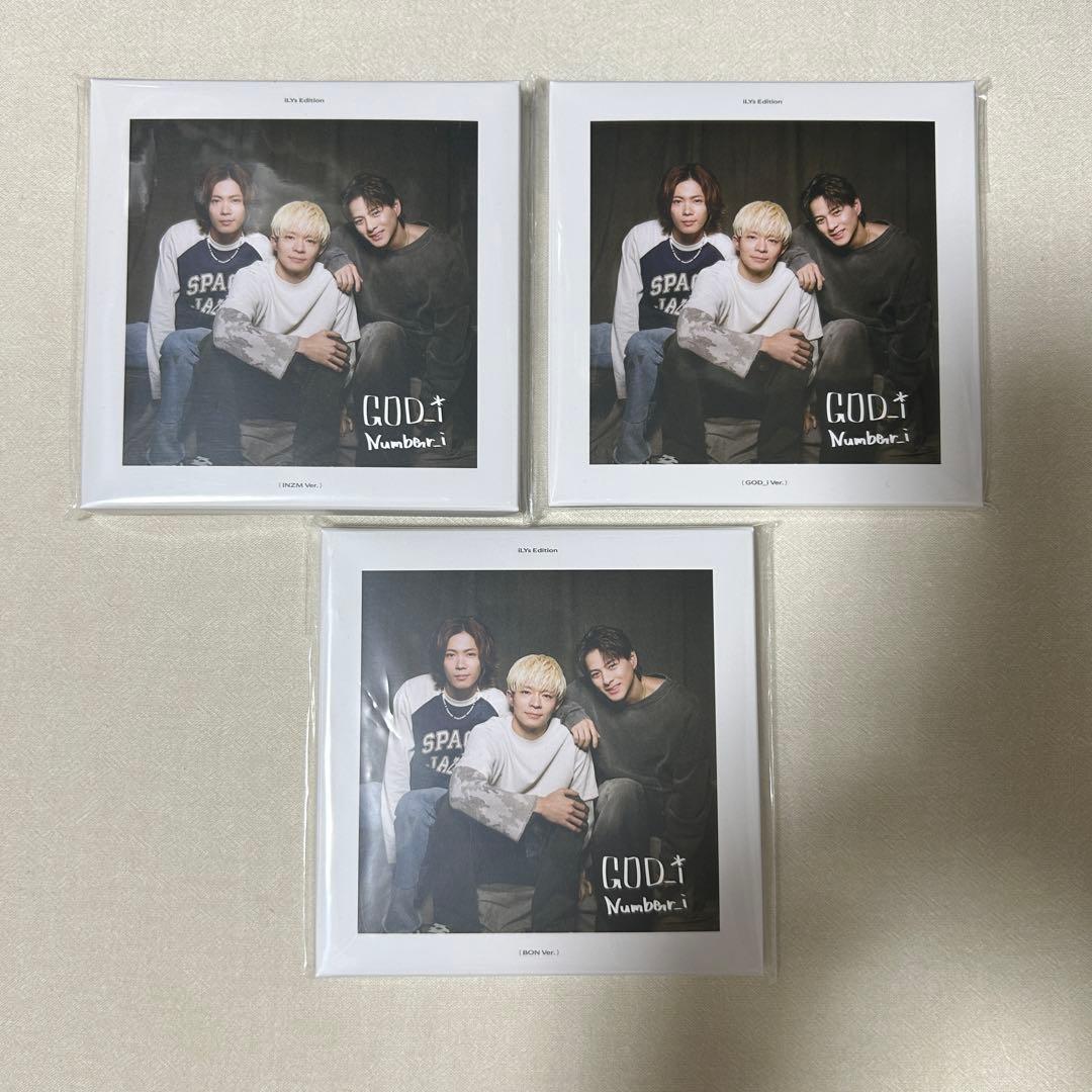 新品未開封 GOD_i 【FC限定3枚セット】Number_i チャーム 付