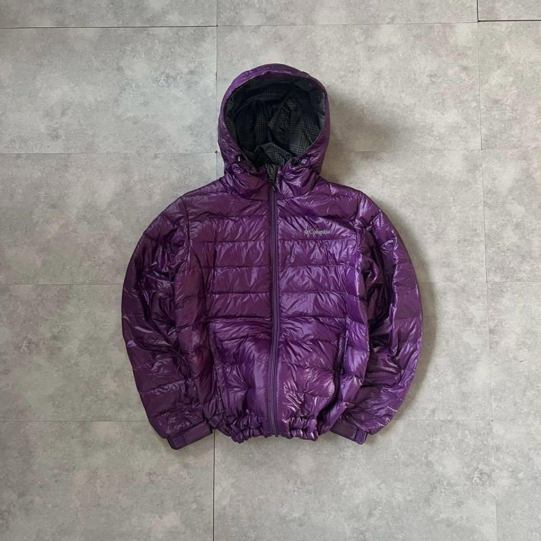 【大人気❗️】極暖！columbia マウンテンパーカー　ダウン　パープル　 S