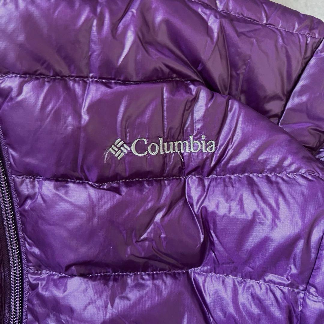 【大人気❗️】極暖！columbia マウンテンパーカー　ダウン　パープル　 S