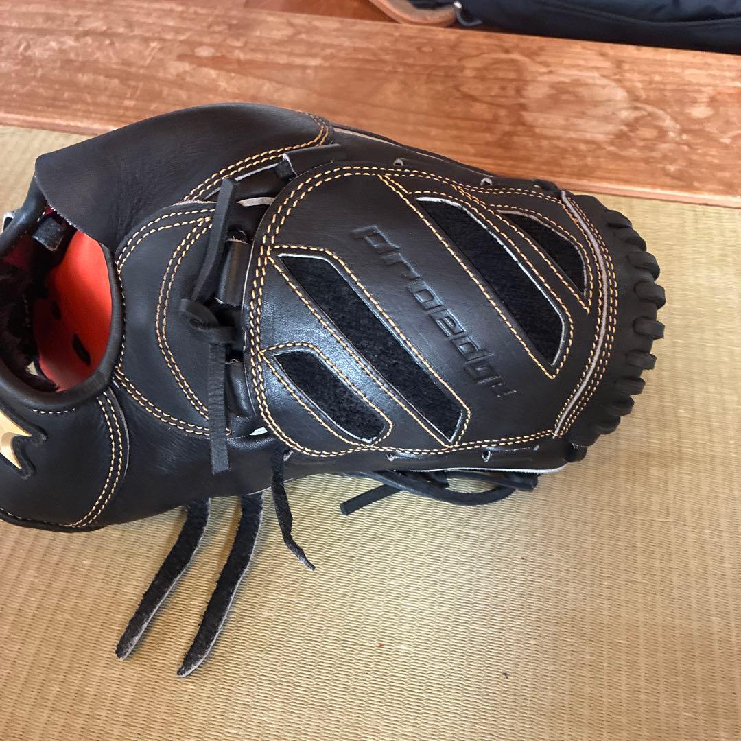 f*士様 プロエッジ 軟式用グローブ 黒