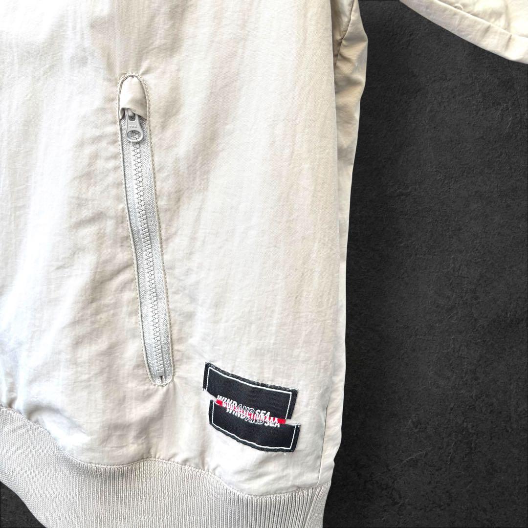 WIND AND SEA x GOD SELECTIONナイロンパーカー　グレー