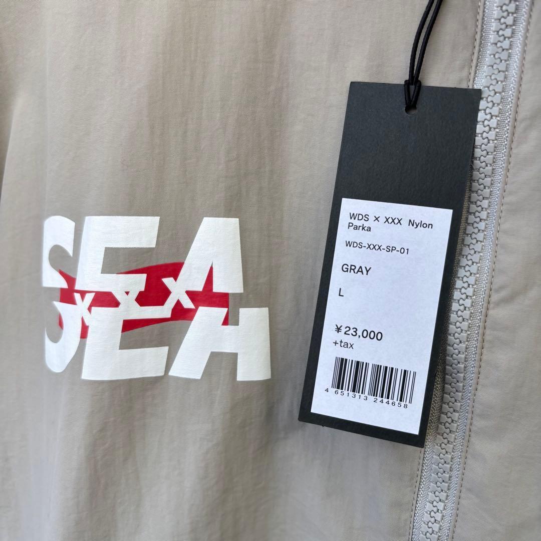 WIND AND SEA x GOD SELECTIONナイロンパーカー　グレー