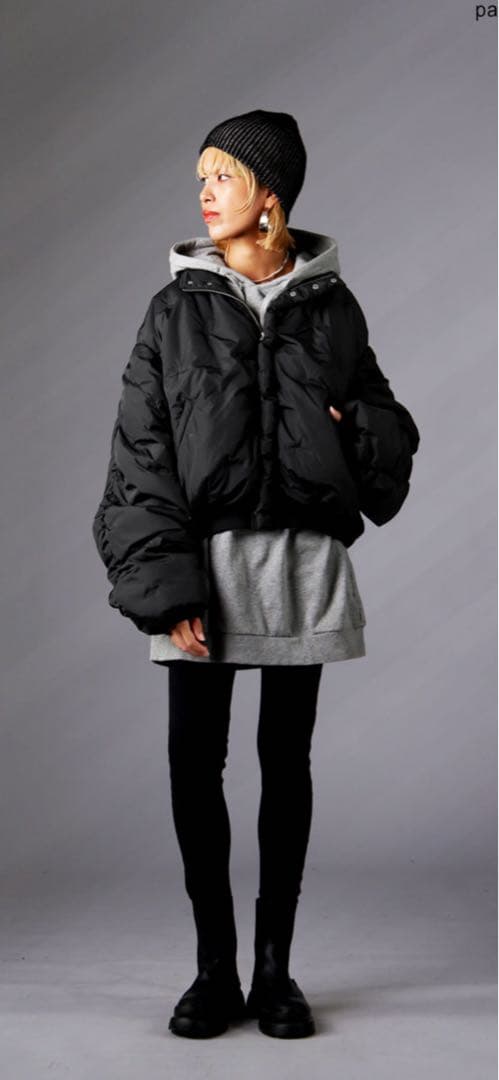 antiquaピンソニック加工 立体ドット ブルゾン【新品未使用】