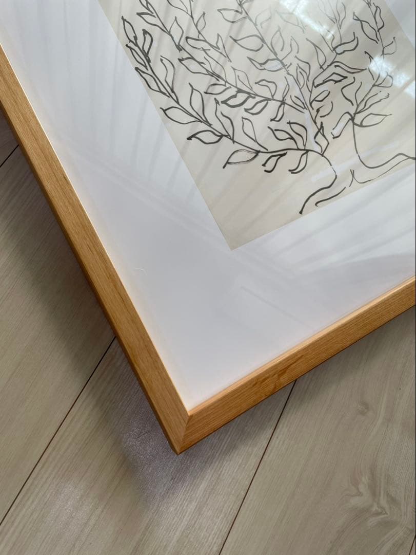 低木　アンリマティス　ポスター　フレーム付き　北欧　大判　特大