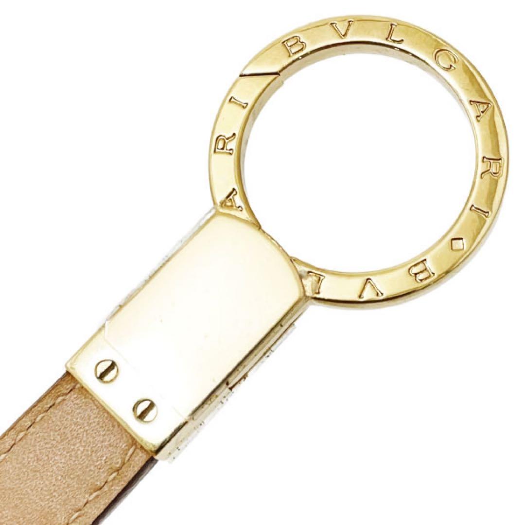 未使用 ブルガリ ブルガリブルガリ キーホルダー キーリング 箱付【15632】
