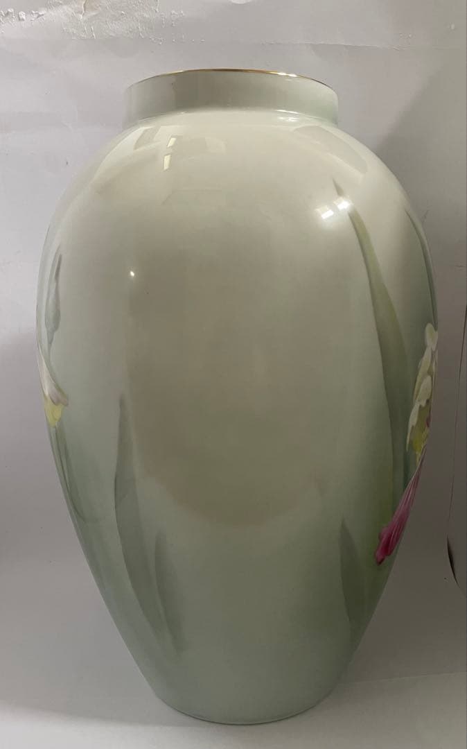 オールドノリタケ　ハンドペイント花瓶