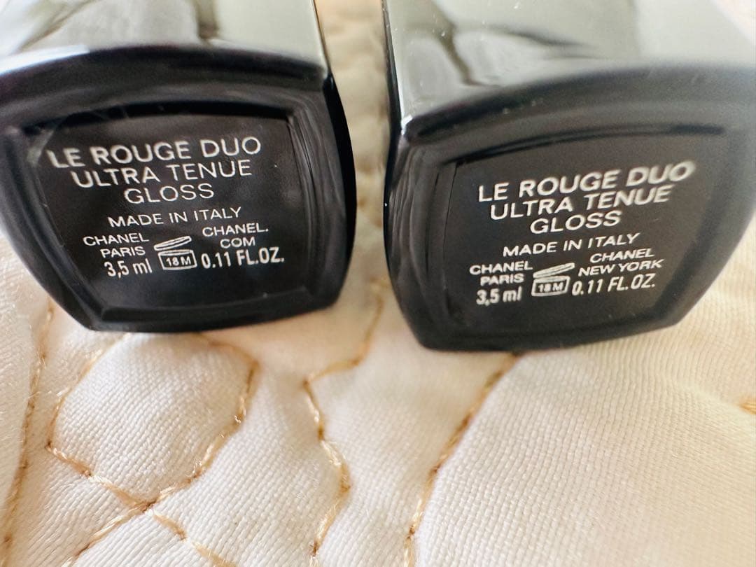 シャネル２本☆ルルージュデュオウルトラトゥニュ40ライトローズ47ダーリンレッド