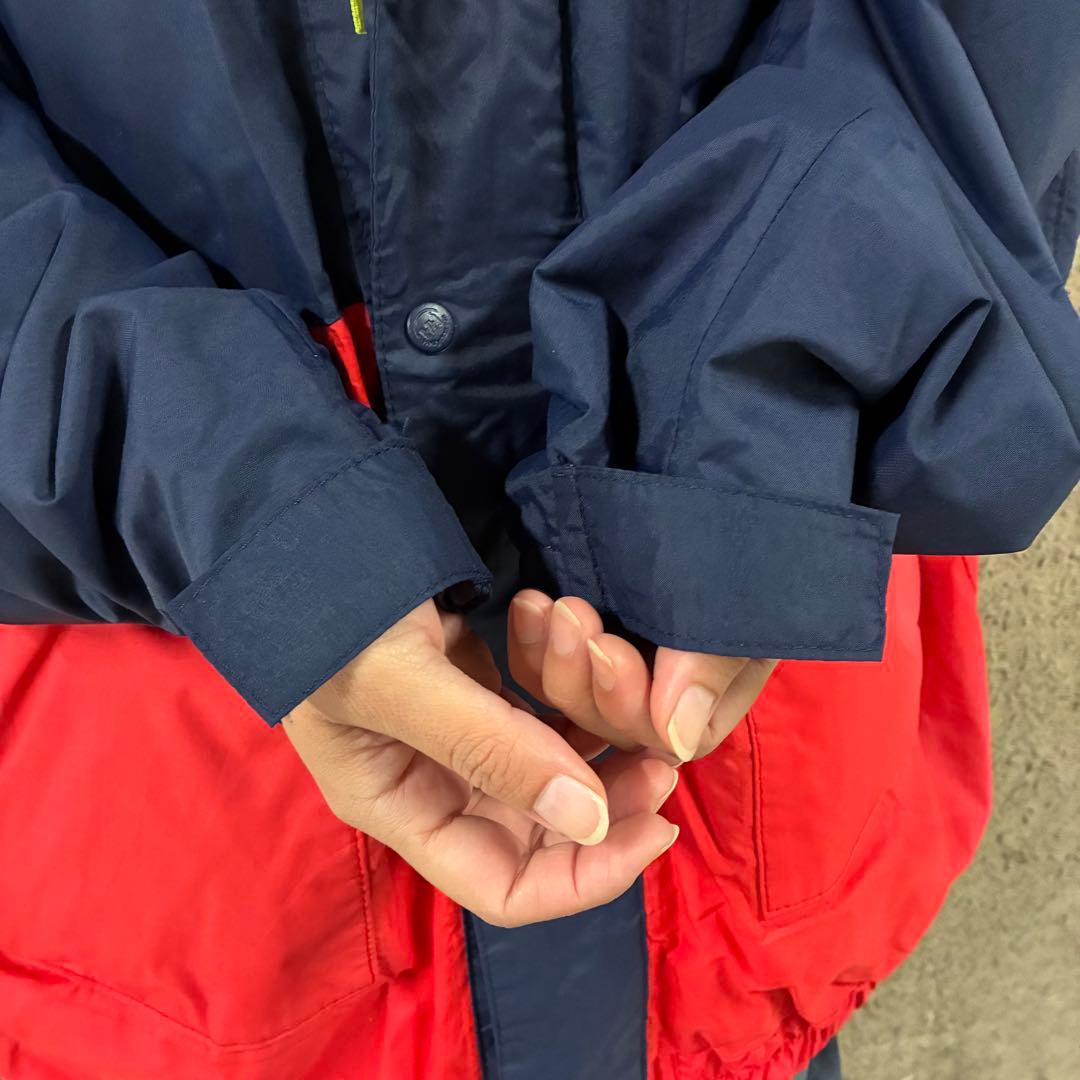 希少⭐︎ヘリーハンセン セーリングジャケット センターロゴ刺繍 フード付き XL