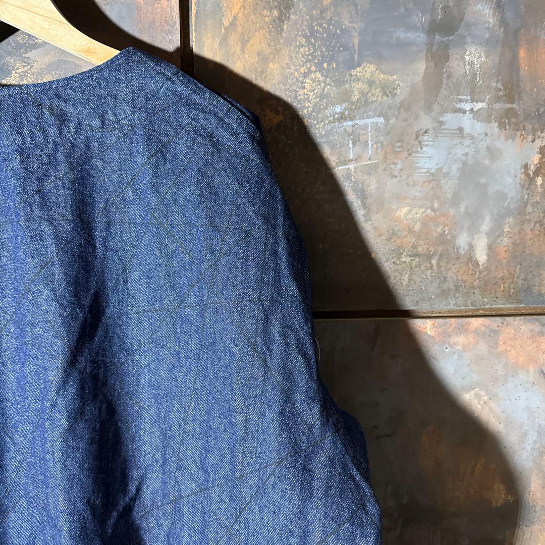 【美品】エンジニアドガーメンツ　デニムカーディガンジャケット