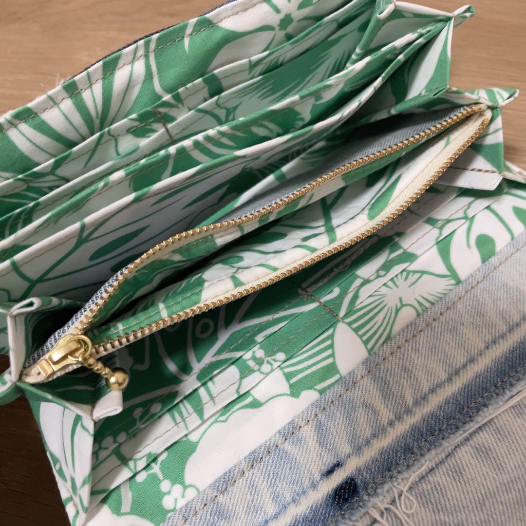 デニム リメイク 長財布