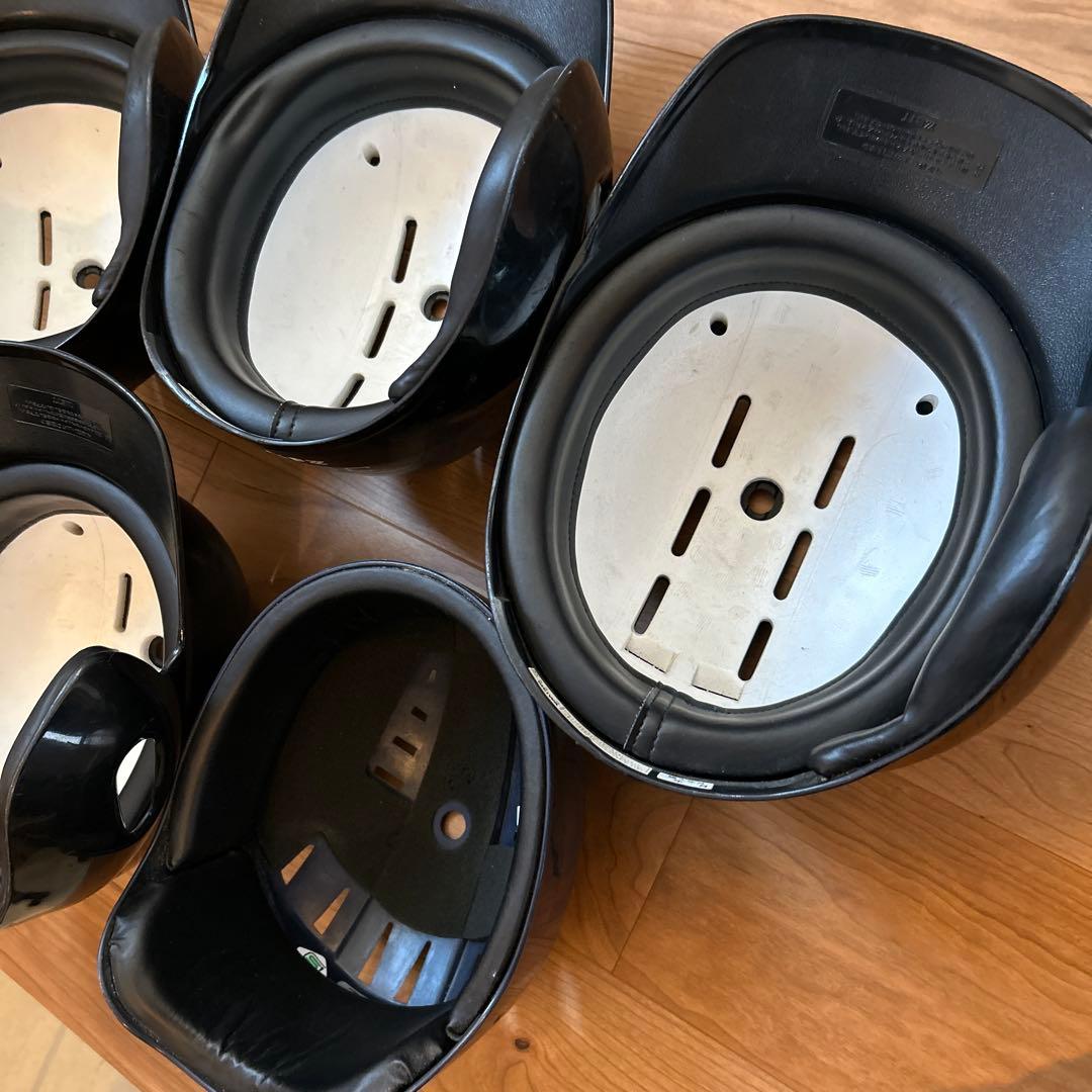 げ*う様 美品　一般軟式バッター用ヘルメット 4個セットキャッチャーヘルメット1