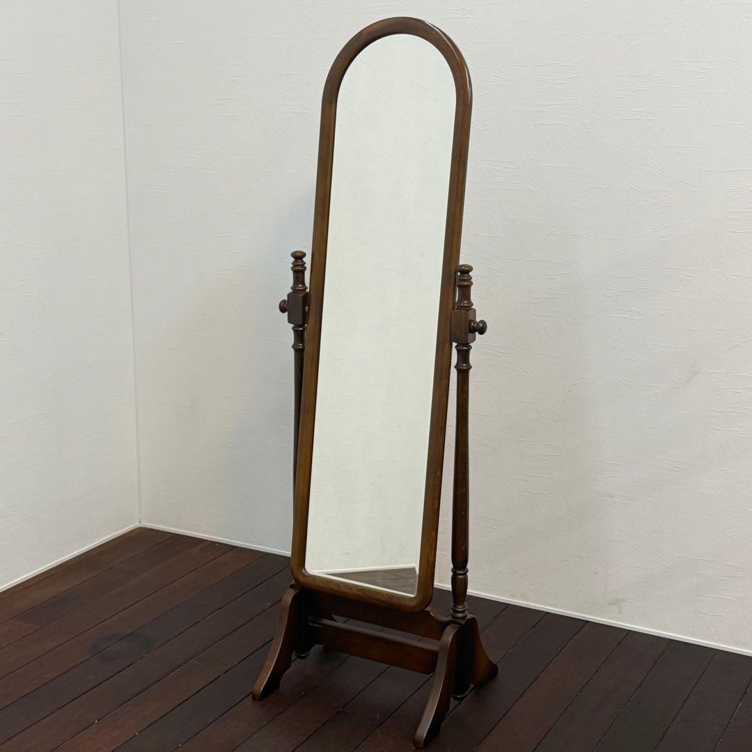 H19K5 カリモク karimoku スタンドミラー コロニアル AC7177